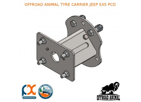 Offroad Animal Tyre Carrier Fits Jeep 5x5 Pcd